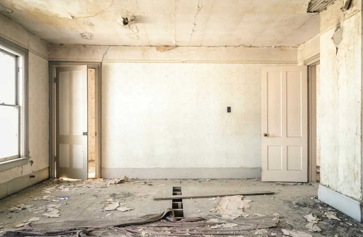 Waste disposal crew managing a cleanout project in Green Oaks